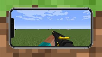 Guns  For Minecraft PE-3D تصوير الشاشة 1