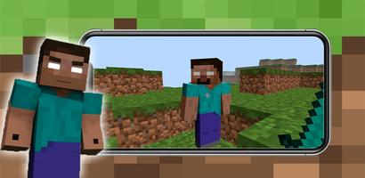 Herobrine Mod For Minecraft PE โปสเตอร์