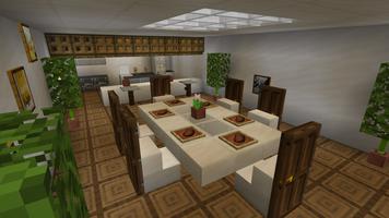 House Minecraft PE постер