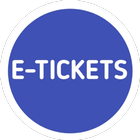 E-Tickets Online ticket book kro ícone