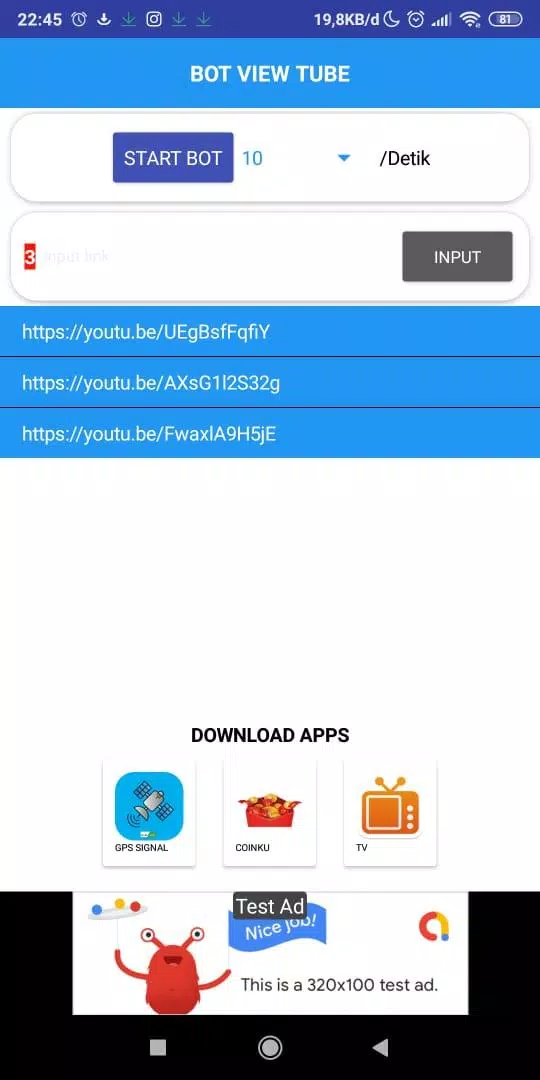 BOT VIEW (ytb,fb) APK pour Android Télécharger