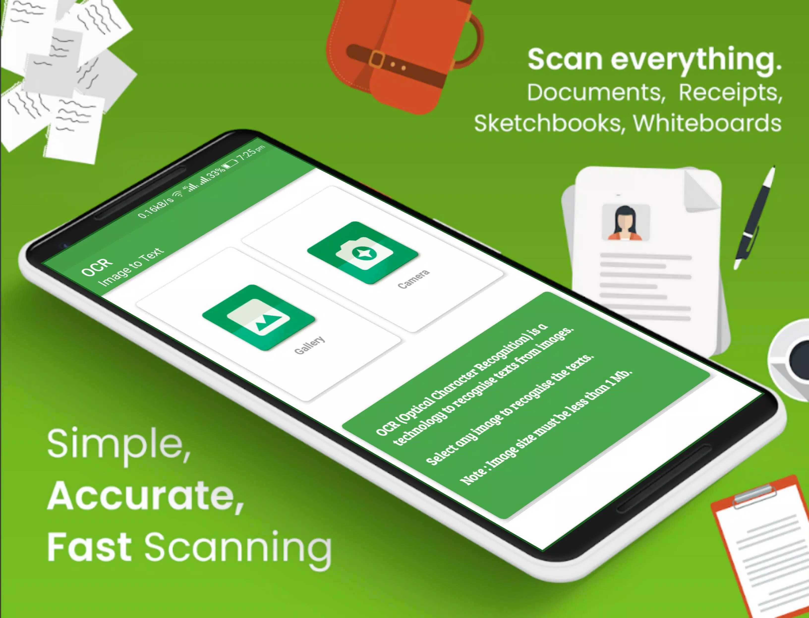 Clear Scan: OCR Free Document Scanner App,PDF Scan APK pour Android  Télécharger