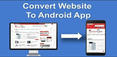 Website To Mobile Application - web2app | web2apk poster
