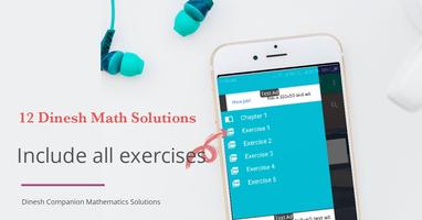 12 Dinesh Math Solution ภาพหน้าจอ 1