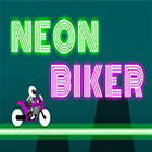 Neon Biker New bike stunt game free racing game icône