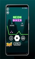 Neon Biker New bike stunt game free racing game Affiche