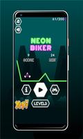 Neon Biker New bike stunt game free racing game Cartaz