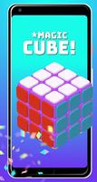 3D Rubiks Cube Affiche
