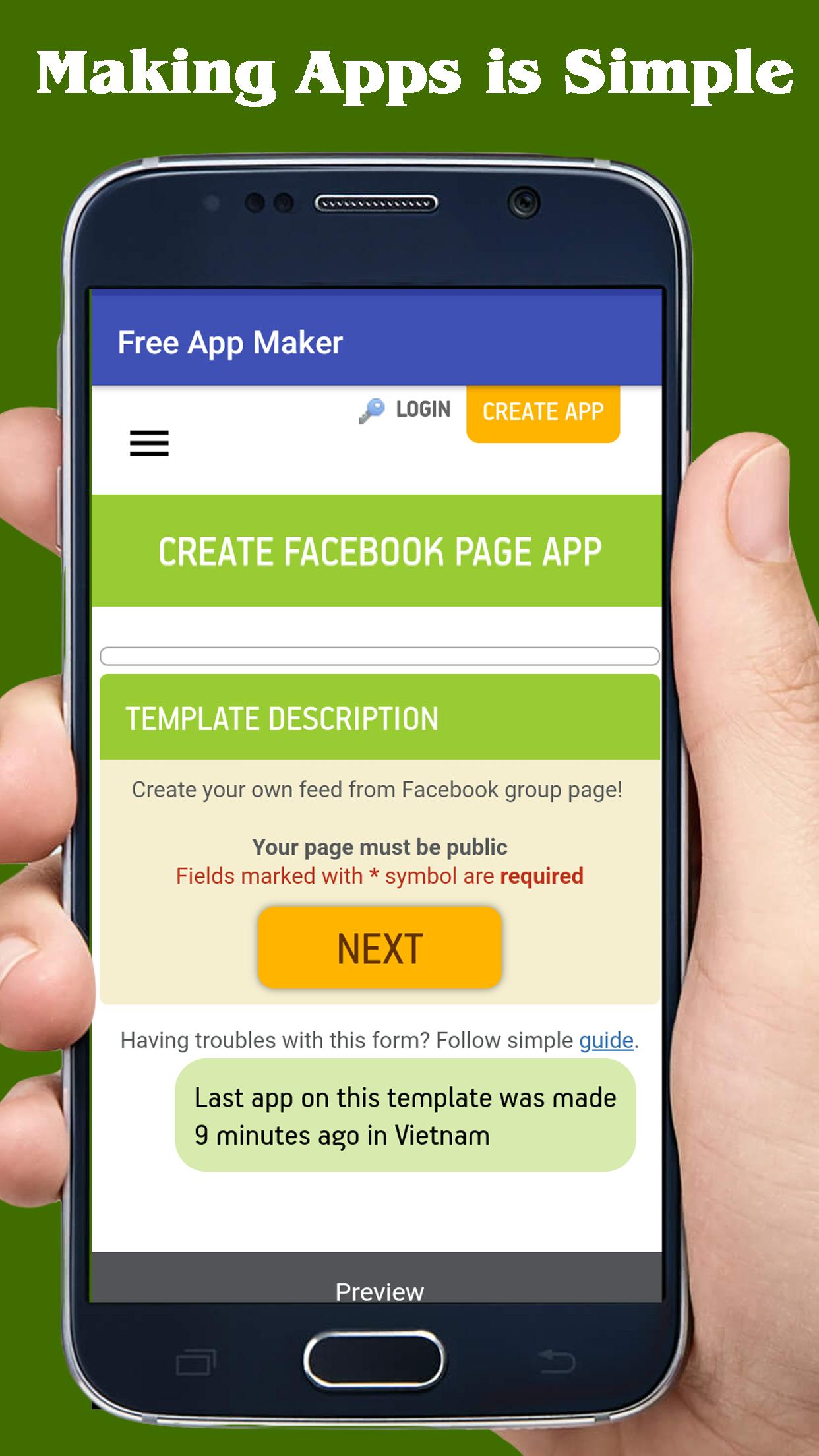 Free App Maker Create Android App Without Coding For Android Apk Download