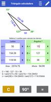 Calculadora triángulo - Trigon скриншот 2