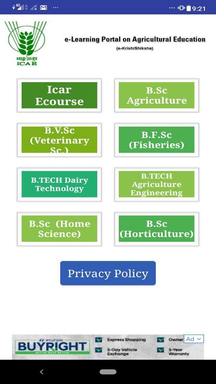 E Cours BSC Horticulture