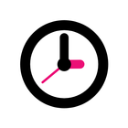 BigClock: Large digital clock icon