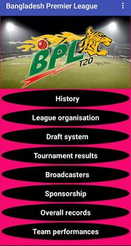 Bangladesh Premier League poster