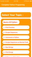 Complete Python Programming capture d'écran 1