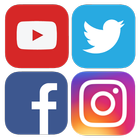 Social Media 2019 free icône