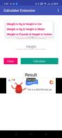 Calculator Extension BMI الملصق