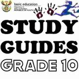 GRADE 10 STUDY GUIDES