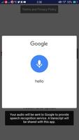 Voice search 포스터