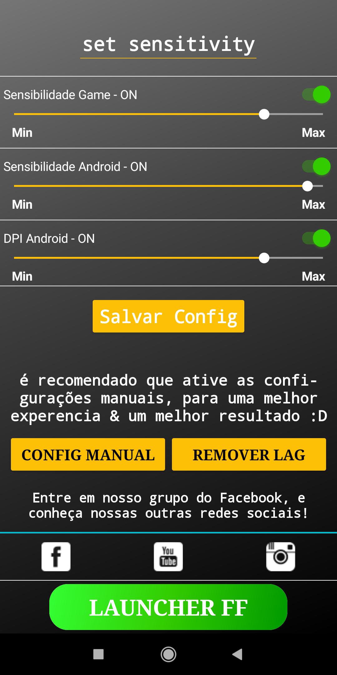 Max Sensitivity & Booster FF - (Remover Lag) für Android ...