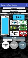 Battery & Ram Monitor screenshot 1