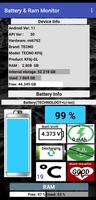 Battery & Ram Monitor screenshot 2