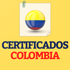 Certificados Colombia ícone