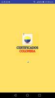Certificados Colombia ポスター