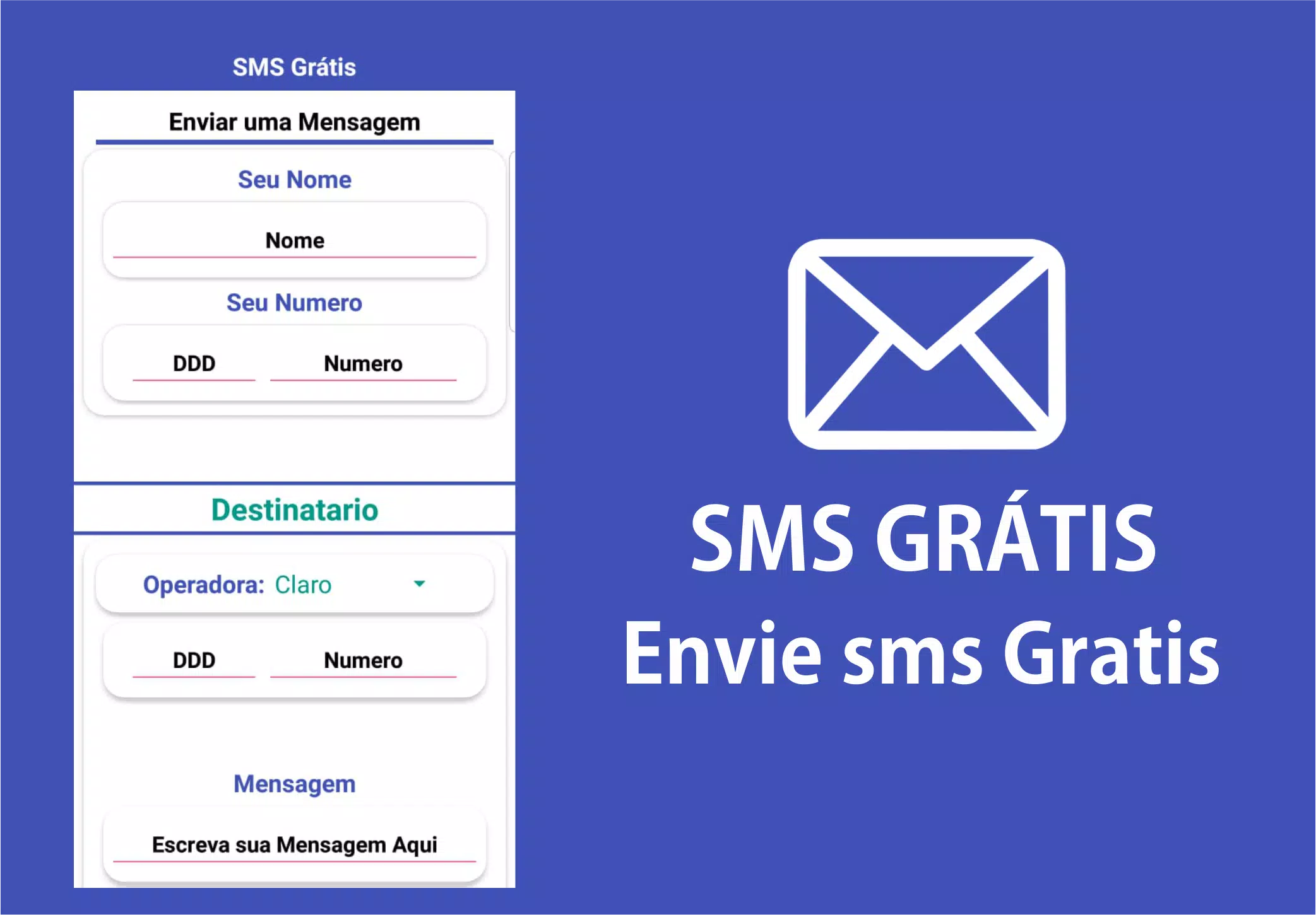 SMS Grátis- Envie Mensagens Grátis APK voor Android Download
