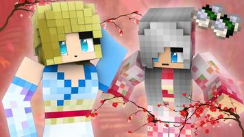 Kimono skins for minecraft poster