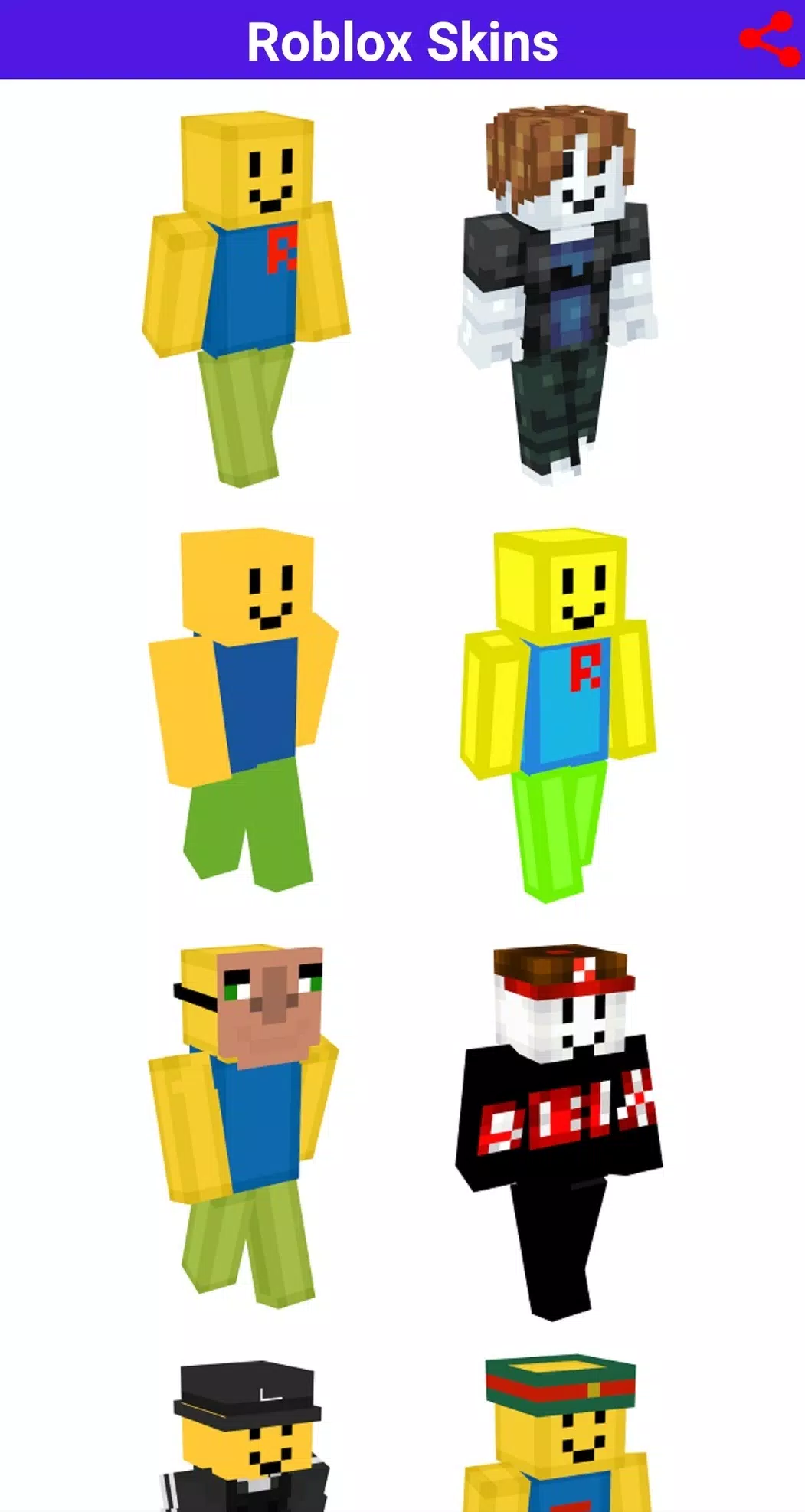 roblox guest  Minecraft Skins