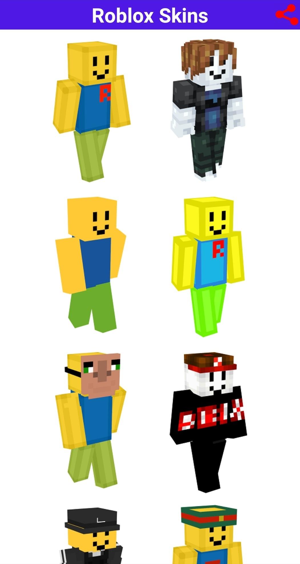 Roblox Skins For Minecraft For Android Apk Download - roblox skins de brawl stars