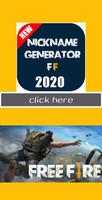 Free FIRE NICKNAME GENERATOR 2021 Affiche