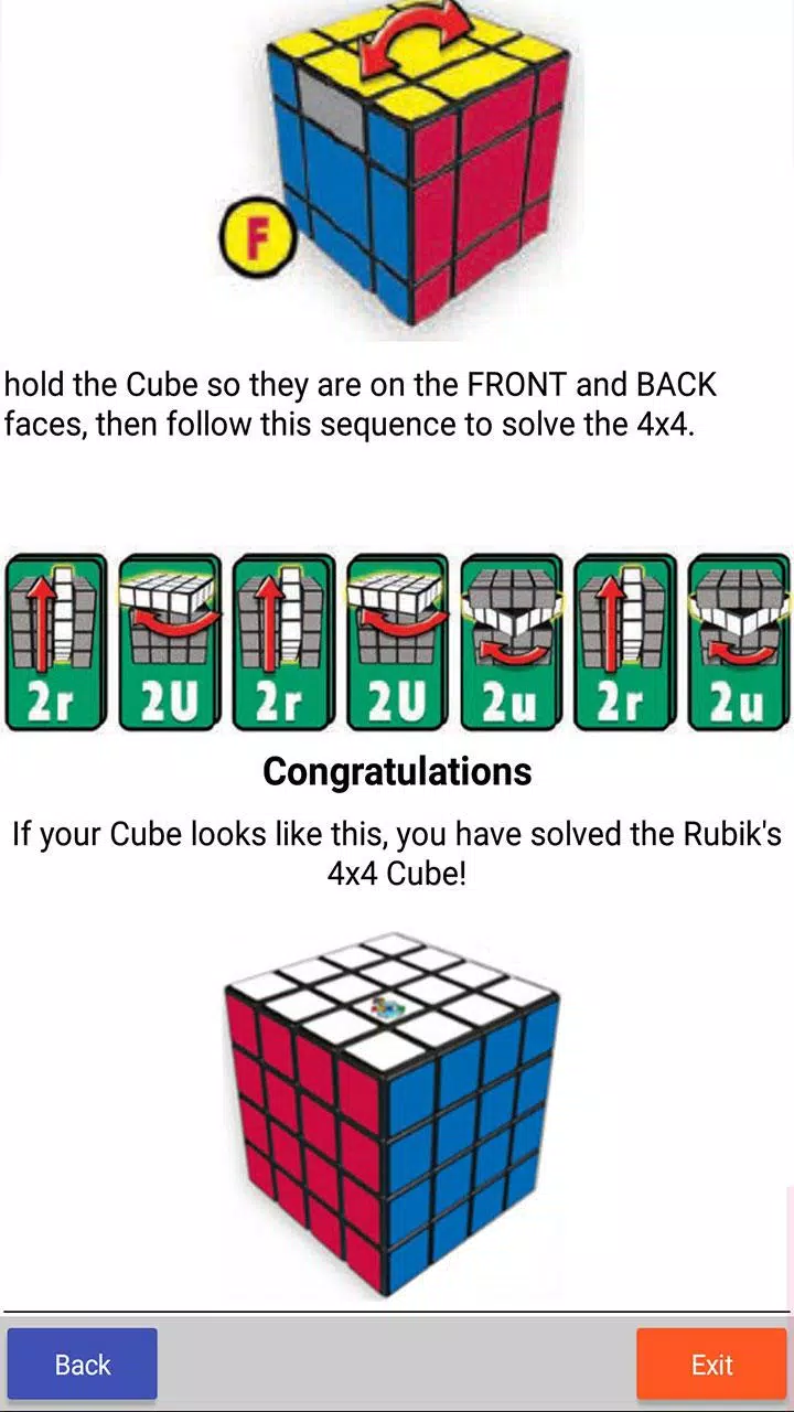 How To Solve 4x4 Cube APK pour Android Télécharger