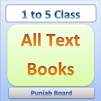Text books for class 1 to 5 poster