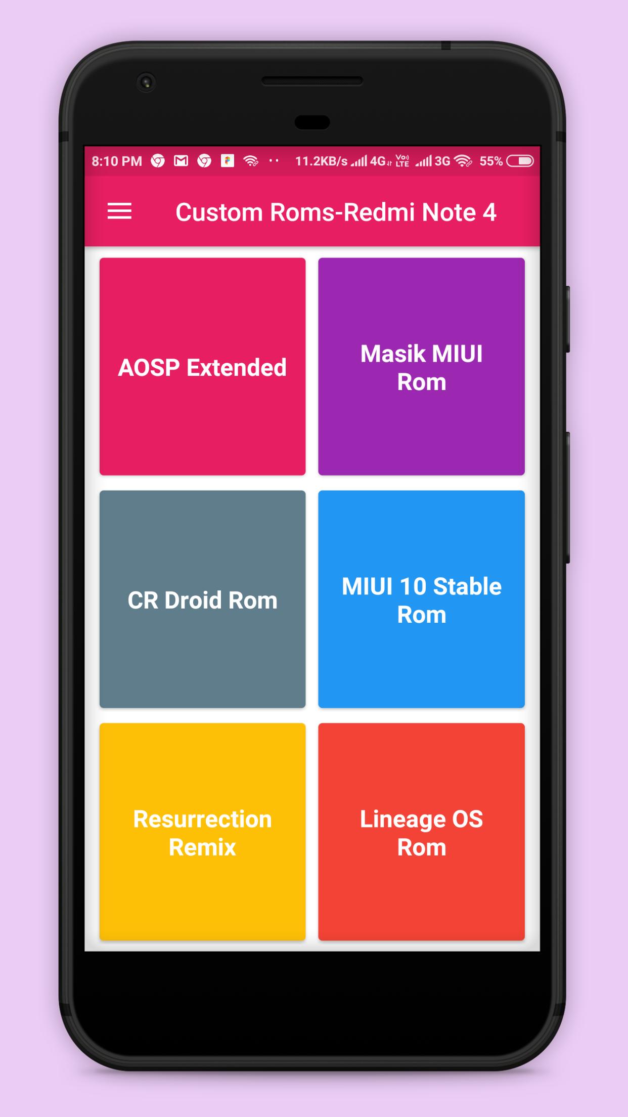 ดาวน์โหลด Custom ROMS (MIUI)- Redmi Note 4 APK สำหรับ Android