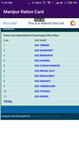 Manipur Ration Card capture d'écran 1