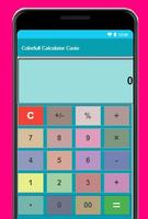 Colorfull Calculator Casio الملصق
