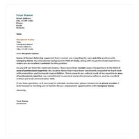 Cover Letter Templates Affiche