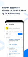برنامه‌نما Hackr.io عکس از صفحه