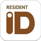 ID de résident icône