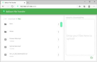 Drag & Drop File Transfer اسکرین شاٹ 1