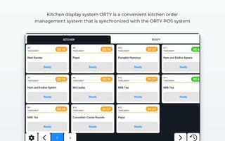 Kitchen Display System ORTY الملصق