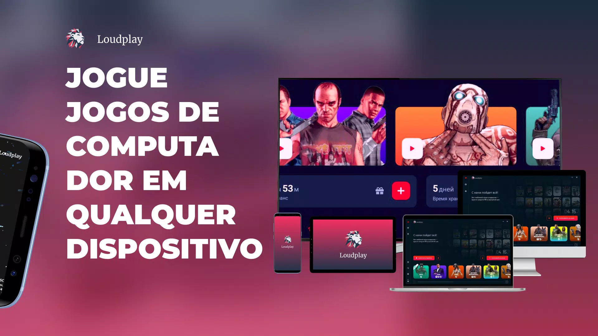 GTA RP NO CELULAR GRAÇAS AO LOUDPLAY CLOUD GAMING!