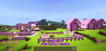 LokiCraft: Pink World Kawaii ảnh chụp màn hình 1