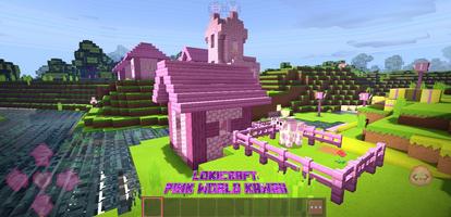 LokiCraft: Pink World Kawaii ảnh chụp màn hình 2