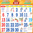2019 Calendar - Thakur Prasad Hindi Panchang