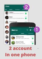 multiple account clone app اسکرین شاٹ 1