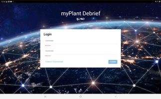 myPlant Debrief - Tablet version poster