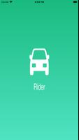 Strap Taxi App Rider Affiche
