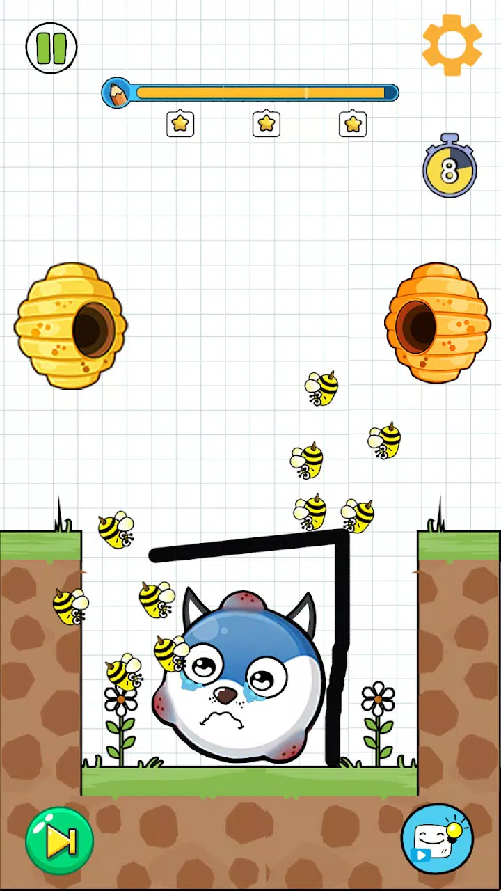 About: Save The Dogi 2 - Dog Bee Draw (Google Play version)